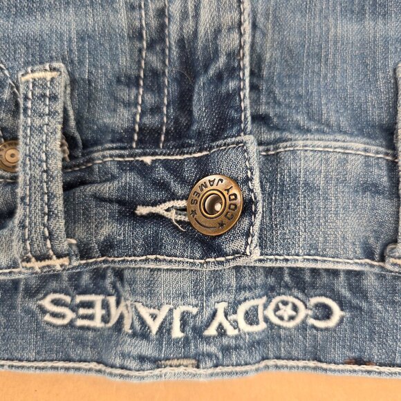 Cody James Mens 30x32 Straight Leg Blue Denim Workwear Comfort Classics Western - Picture 6 of 12